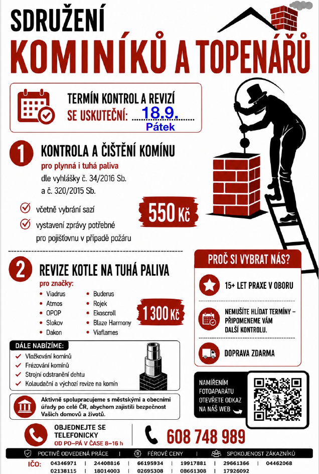 Kontrola komínů